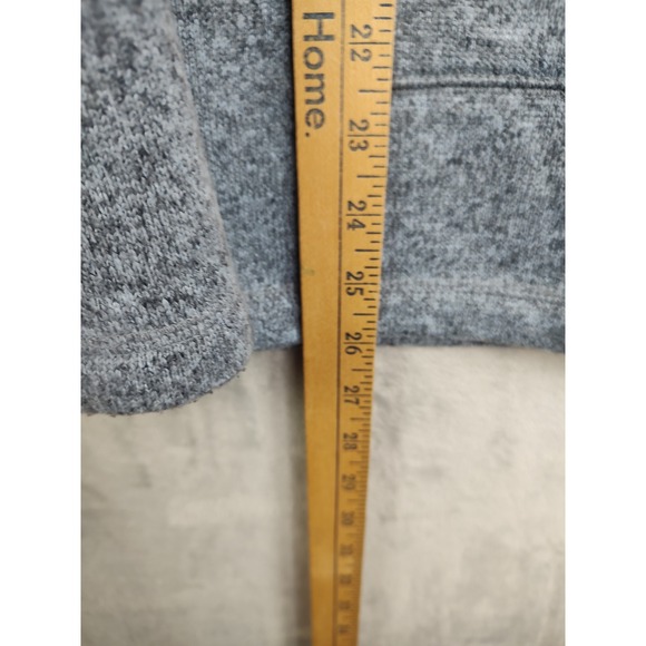 Eddie Bauer Cozy Fleece Shawl Collar Pullover Sweatshirt Heather Blue XXL - Picture 5 of 9